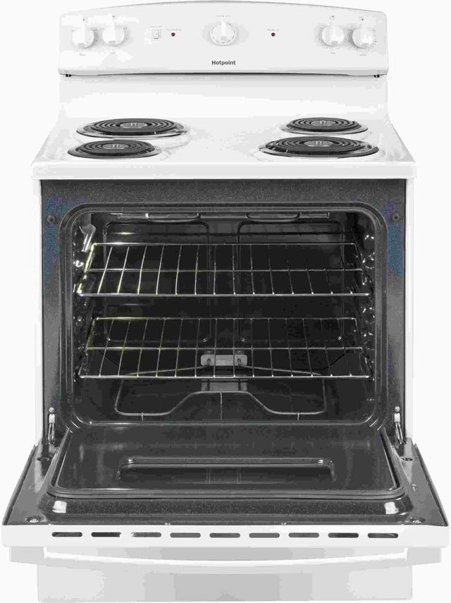 Hotpoint® 30" White Freestanding Electric Range-1
