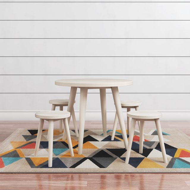 Signature Design by Ashley® Blariden 5-Piece Natural Table and Chairs Set-1
