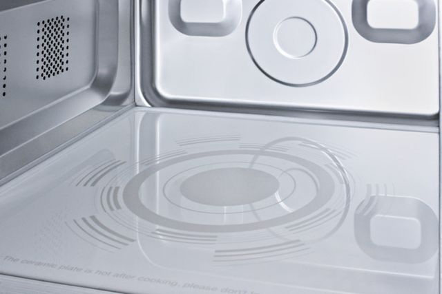 Summit Commercial® 0.9 Cu. Ft. Stainless Steel Frame Countertop Microwave-3