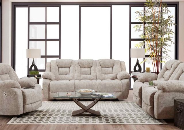 Franklin™ Hayworth Pilot Pumice Manual Reclining Sofa-1