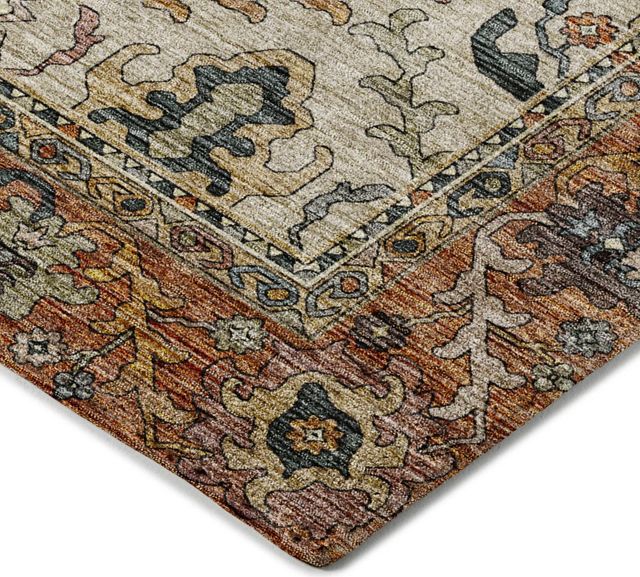 Dalyn™ Rug Company Silk Road SR5 Copper 5'x8' Area Rug-2