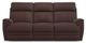 La-Z-Boy® Talladega Chestnut Leather Power Reclining Sofa with Headrest-1