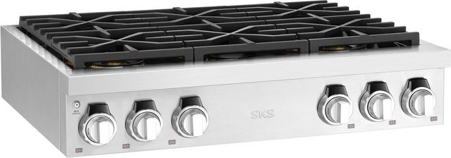 SKS 36" Stainless Steel Natural Gas Rangetop-1
