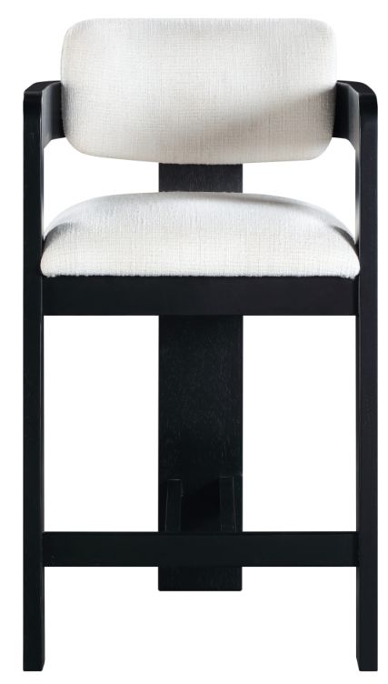 Meridian Furniture Sacha Cream Upholstered Counter Stool-1