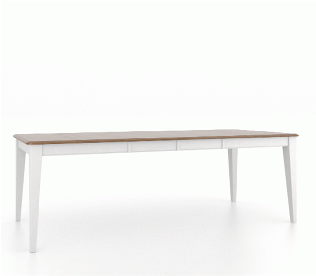 Canadel Customizable Gourmet 92" VE Base Dining Table with Two Removable Leaf's-3