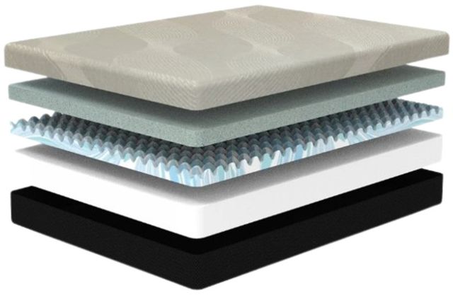 BedTech 12" Gel Meomory Foam Soft Tight Top California King Mattress in a Box-2
