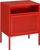 Elements International Ember Red Nightstand-0