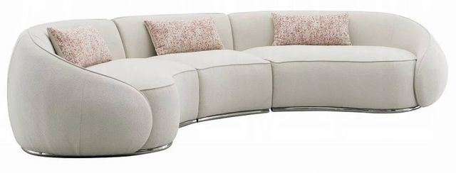 ACME Furniture Sahara 3-Piece Beige Sectional Sofa-0