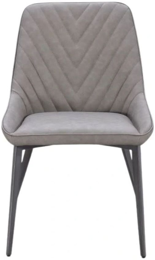 Modus Furniture Lucia Anchor Gray/Gunmetal Upholstered Dining Chair-1