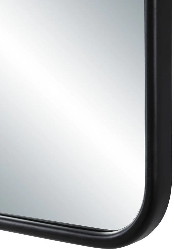 Renwil® Cascais Matte Black Accent Mirror-4