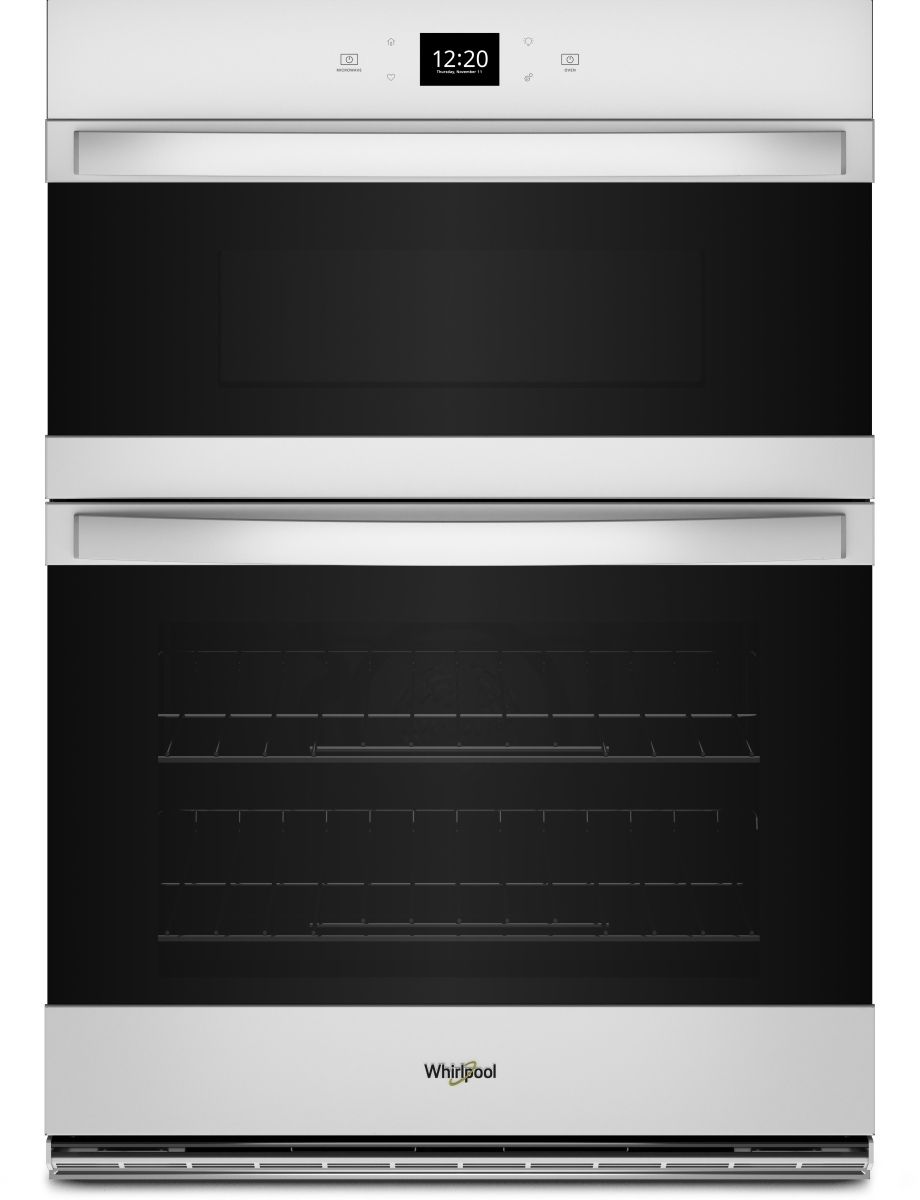 Whirlpool® 27" White Oven/Microwave Combo Electric Wall Oven