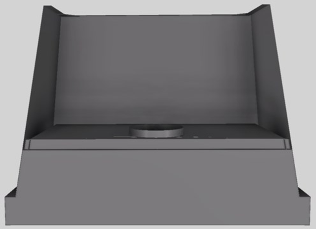 Vent-A-Hood® Designer Series 42" Gunsmoke Wall Mounted Range Hood-1