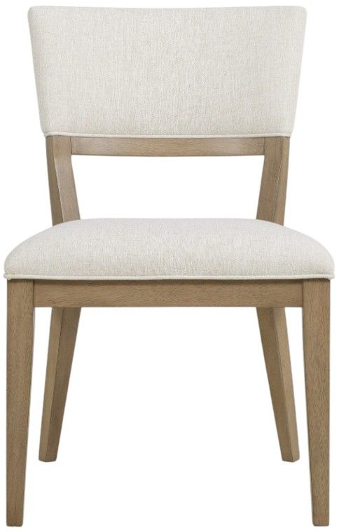 Hooker® Furniture Sonnet Savile Oatmeal/Wren Upholstered Dining Side Chair-2