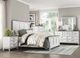 Homelegance® Chesterton Antique White/Dark Brown Queen Panel Bed-1