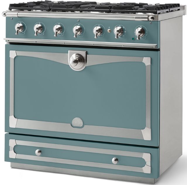 La Cornue CornuFé 90 Albertine 36" Ocean Pro Style Dual Fuel Range-1