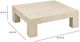 TOV Furniture Roxanne Travertine Concrete Indoor/Outdoor Coffee Table-1