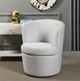 Stylecraft White Swivel Tub Chair-4