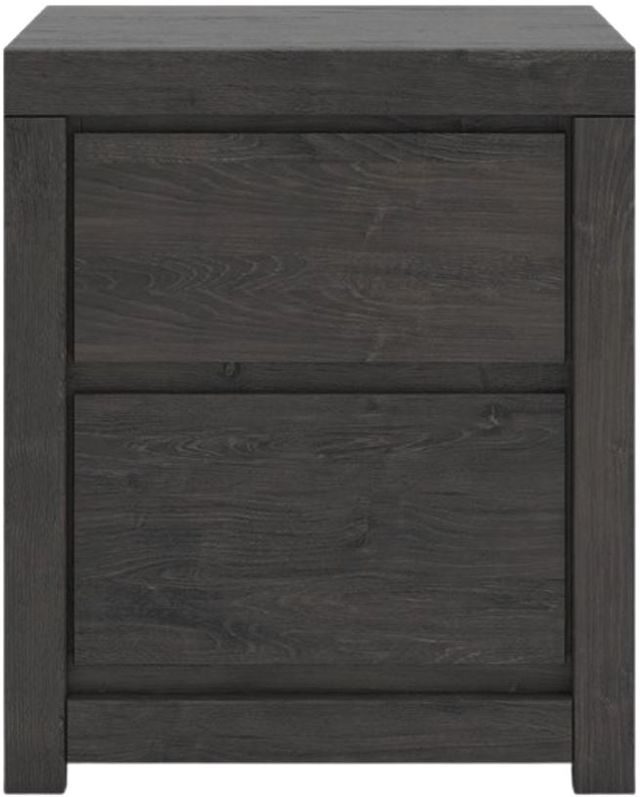 Signature Design by Ashley® Fraluna Dark Charcoal Nightstand-1