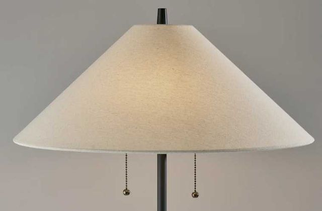 Adesso® Palmer Black Floor Lamp-1
