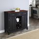homestyles® Buffet of Buffets Black/Cottage Oak Server-1