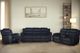 New Classic® Home Furnishings Willow Black Manual Dual Reclining Sofa-1