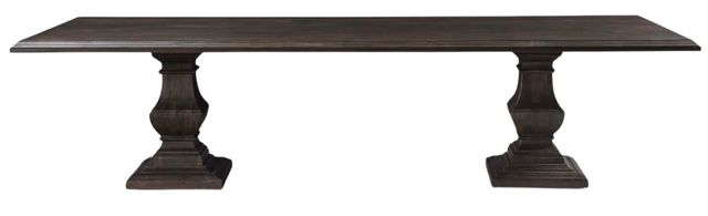 Home Trends & Design Nimes Vintage Brown Dining Table-1
