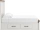 Signature Design by Ashley® Savonport Brown/White King Panel Storage Bed with Two Drawer-4