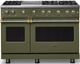 Viking® 5 Series 48" Martini Pro Style Gas (LP) Range with Brushed Brass Trim-0