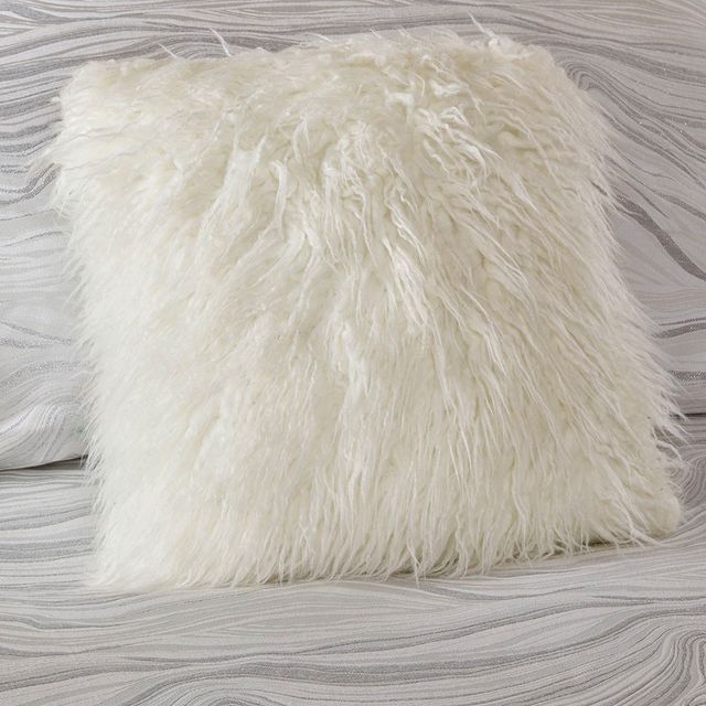 Olliix by Madison Park Signature White Queen Hollywood Glam Comforter Set-4