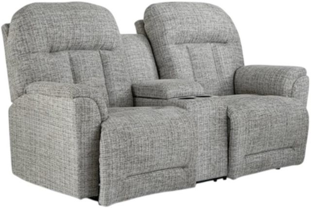 Best® Home Furnishings Customizable Suitably Manual Reclining Space Saver Console Loveseat-0