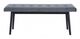 Zuo® Tanner Gray & Black Bench-1