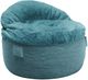 CordaRoy's® Nest Blue Bunny Fur Queen Adult Bean Bag Chair-0