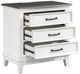 Homelegance® Chesterton Antique White/Dark Brown Nightstand-3