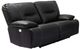 Parker House® Spartacus Black Power Reclining Loveseat-0