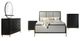 Coaster® Arini 5-Piece Black/Gray Queen Bedroom Set-0