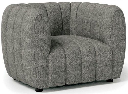 Furniture of America® Aversa Charcoal Gray Chair-0