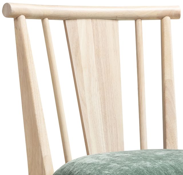 Intercon West End Natural/Sage Green Spindle Splat Side Chair-1