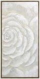 YHD White Carved Petals Canvas-0