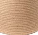 A & B Home Diane 3-Piece Brown/White Jute Basket with Cotton Trim Set-1