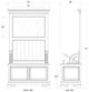Bramble Customizable Homestead Storage Hallstand-1