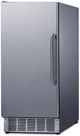 Summit® 15" 45 lb. Stainless Steel Outdoor Ice Maker-2