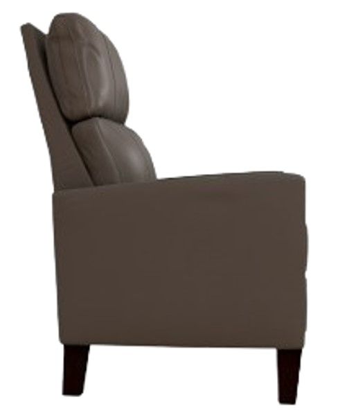Best® Home Furnishings Customizable Janae Leather Power High Leg Recliner with Espresso Legs-2
