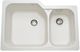 Rohl® Allia 30" Undermount Kitchen Sink-White-2