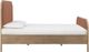TOV Furniture Hatia Sienna Red Basketweave King Panel Bed-4