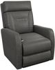 La-Z-Boy® Lennon Charcoal Leather Power Rocking Recliner with Heat and Massage-0