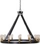 Uttermost® Marlow Antique Bronze Circle Chandelier-3