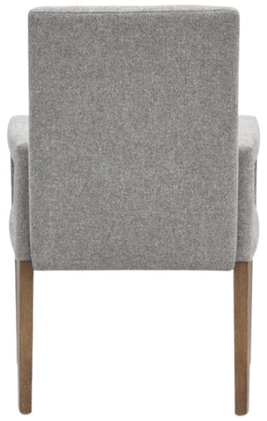Magnussen Home® Lindon Sauve Pebble Upholstered Dining Arm Chair-3