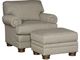 King Hickory Customizable Lilian Fabric Ottoman-1