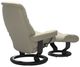Stressless® by Ekornes® Customizable Sunrise Large Manual Recliner and Ottoman with Classic Base-3