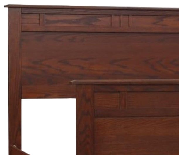 Wolfcraft Furniture Summit Brown Queen Panel Bed-2